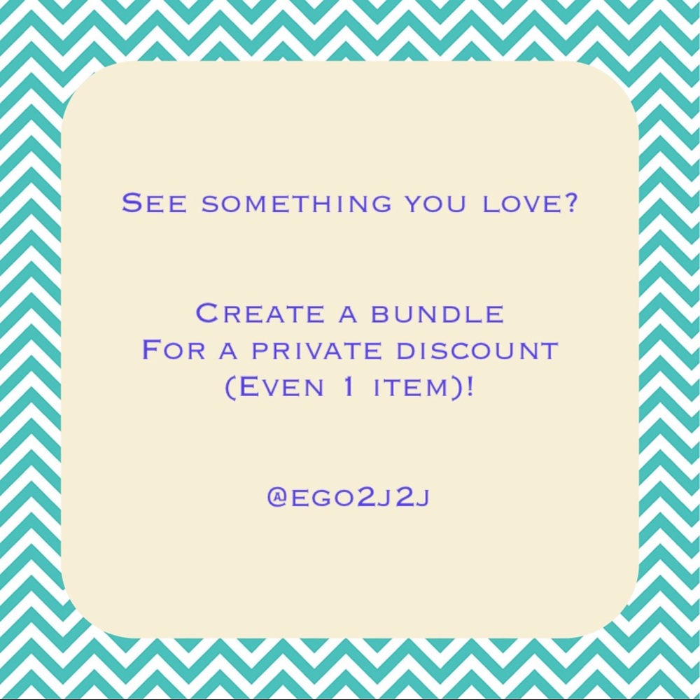 Create a Bundle to get a private discount!